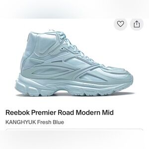 Reebok Premier Road Modern Mid in Light Blue Women 6 , Men 4
